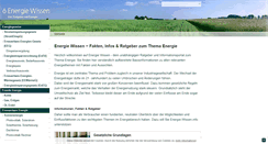 Desktop Screenshot of energie-wissen.info