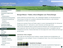 Tablet Screenshot of energie-wissen.info